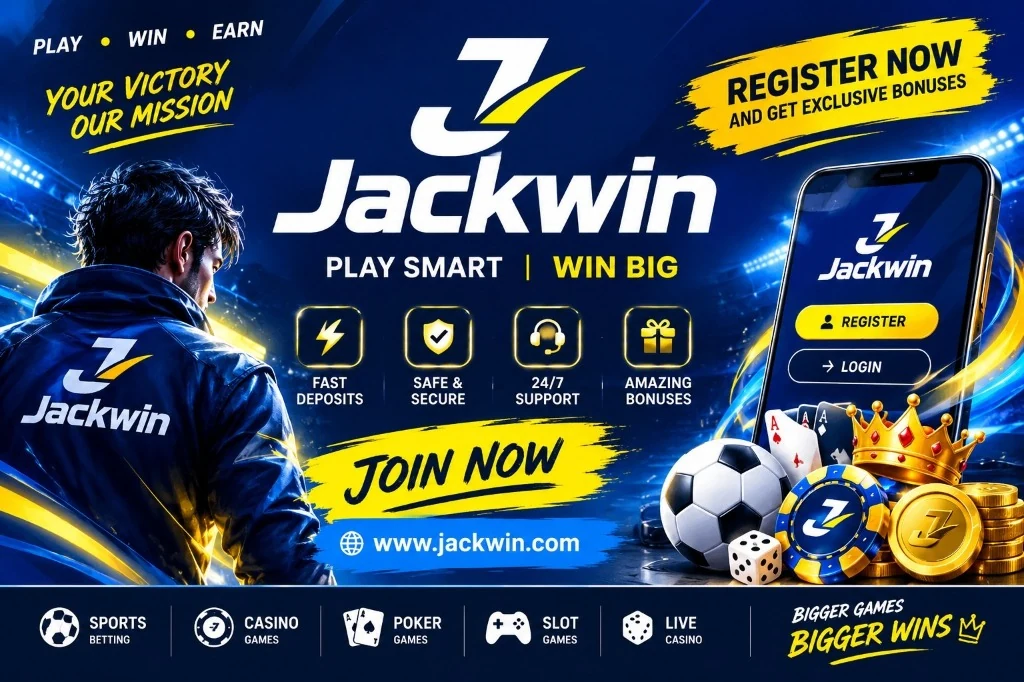 Jackwin Official Mobile App Login, Games, and Fast Verification Portal Banner